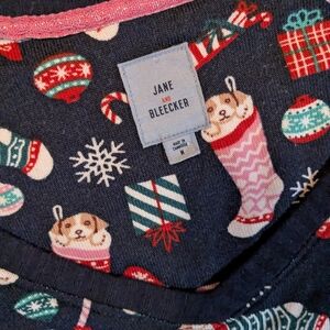 Jane and Bleecker Kids Pajamas - Festive Blue and Pink